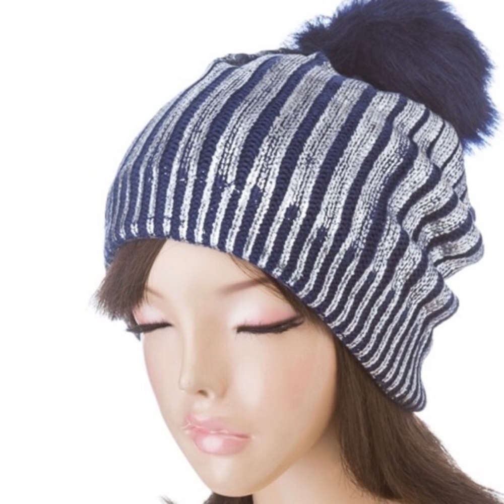 Metallic winter hat - Picture 6 of 8